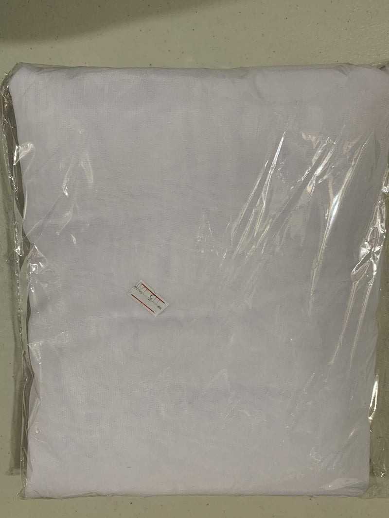 Sedona Designz 115" x 120" White Chiffon Voile Curtians Drapes Panels for Event Decor - Backdrop Draping